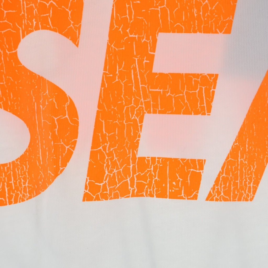 WIND AND SEA(ウィンダンシー) CRACK P DYE S/S TEE クラックロゴプリント クルーネック 半袖Tシャツ カットソー ホワイト WDS-O-SEA-23-Q4-CS-02