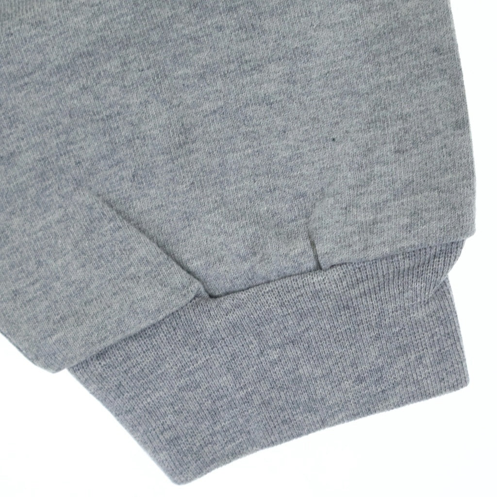 WIND AND SEA(ウィンダンシー) BALLOON L/S TEE ロゴ刺繍 バルーン クルーネック スウェットトレーナー グレー WDS-BALL-09
