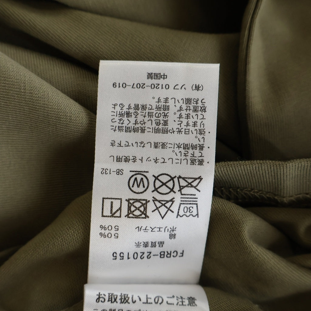 F.C.R.B.(エフシーアールビー) × WIND AND SEA BRISTOL BIG LOGO TEE ウィンダーシー ビッグ ロゴ Tシャツ クルーネック 半袖Tシャツ カットソー カーキ FCRB-220155