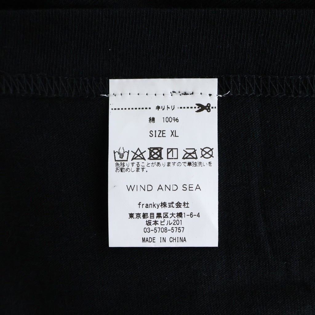 WIND AND SEA(ウィンダンシー) 22SS ×スペース ジャム 25周年記念 バグ バニー シー クルーネック 半袖Tシャツ WDS-SPJ-06