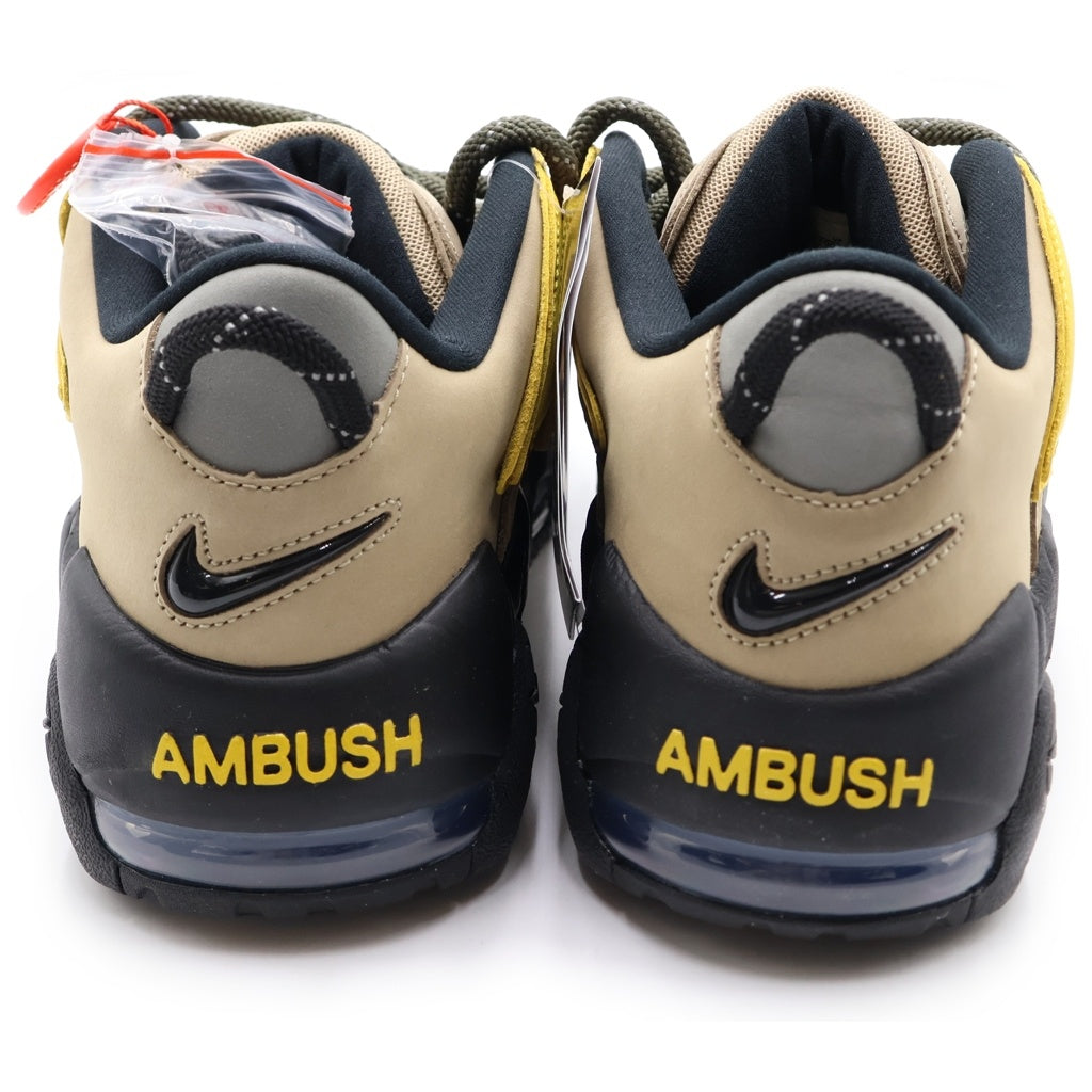 NIKE(ナイキ) ×AMBUSH AIR MORE UPTEMPO LOW VIVID SULFUR AND LIMESTONE アンブッシュ エアモアアップテンポ ハイカットスニーカー ベージュ US11/29cm FB1299-200