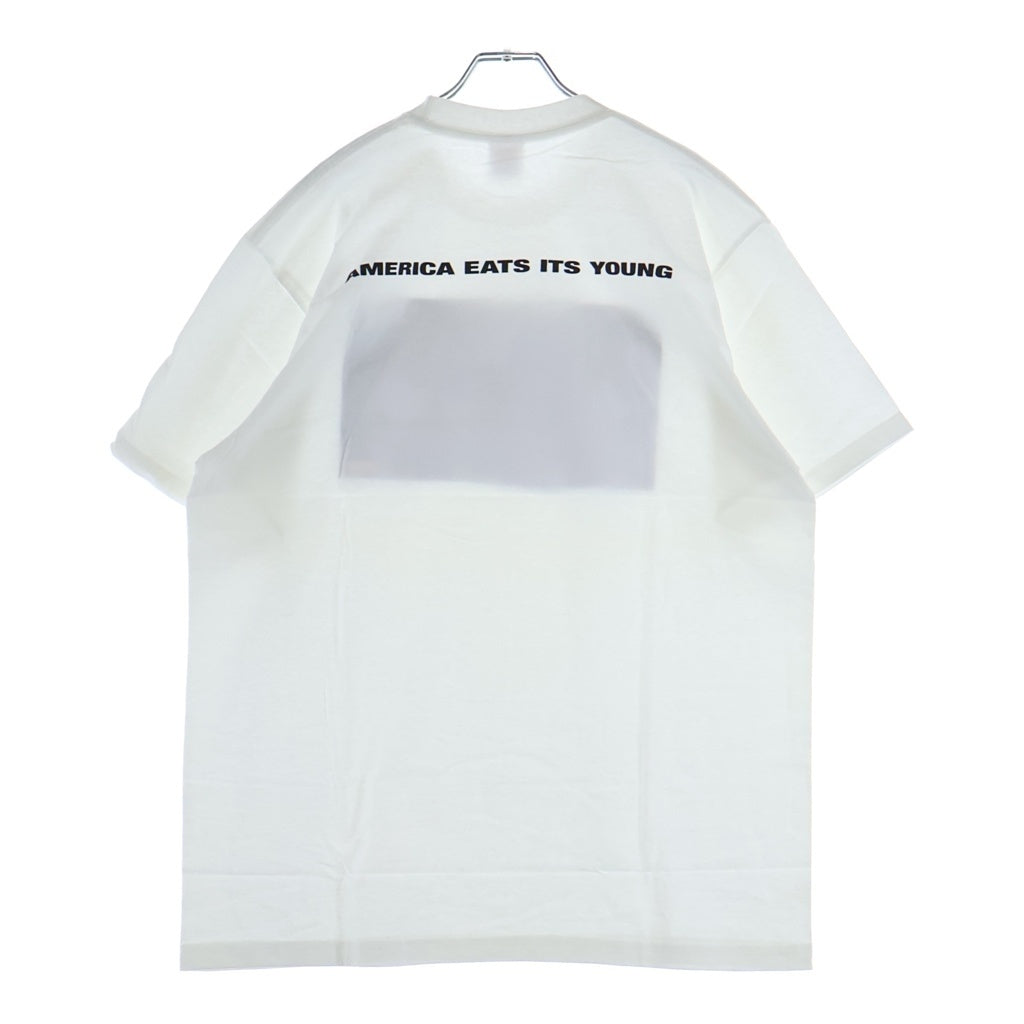 SUPREME(シュプリーム) 21AW America Eats Its Young Tee アメリカ イーツ イッツ ヤング 半袖Tシャツ ホワイト