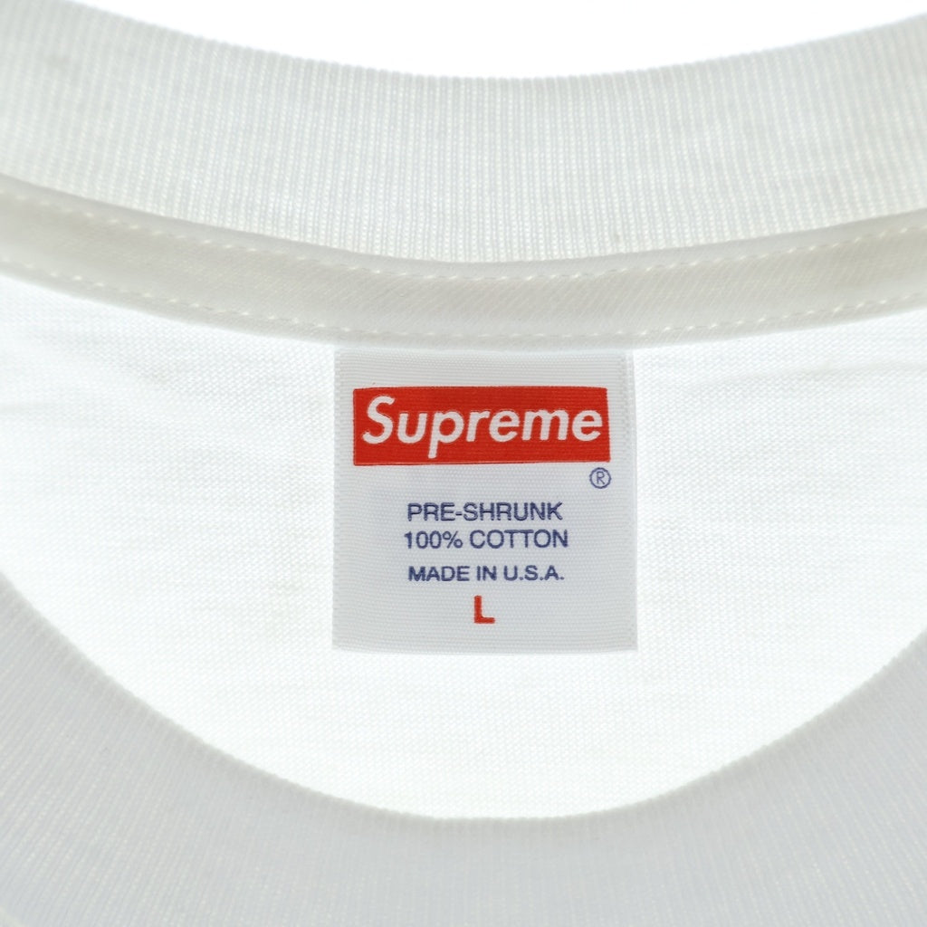 SUPREME(シュプリーム) 21AW America Eats Its Young Tee アメリカ イーツ イッツ ヤング 半袖Tシャツ ホワイト