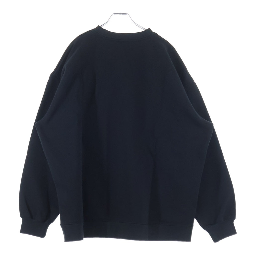 WIND AND SEA(ウィンダンシー) 24AW ビッグロゴプリントクルーネック スウェットトレーナー ブラック WDS-O-CLC-24-Q1-CS-02