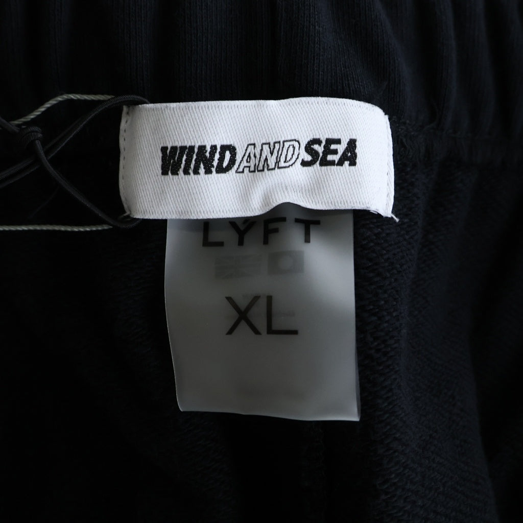 WIND AND SEA(ウィンダンシー) 23SS ×LYFT STRETCH UTILITY SHORTS リフト ストレッチ スウェット ショーツ ハーフパンツ ブラック WDS-C-LYFT-23-Q4-08
