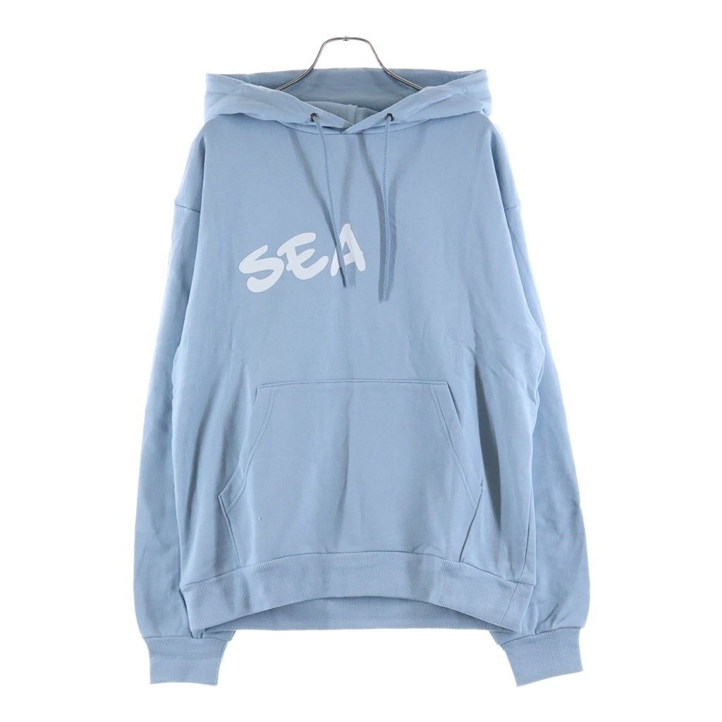 WIND AND SEA(ウィンダンシー) ×DENIM PROJECT デニムプロジェクト スウェット プルオーバーパーカー ライトブルー WDS-DENIM-01