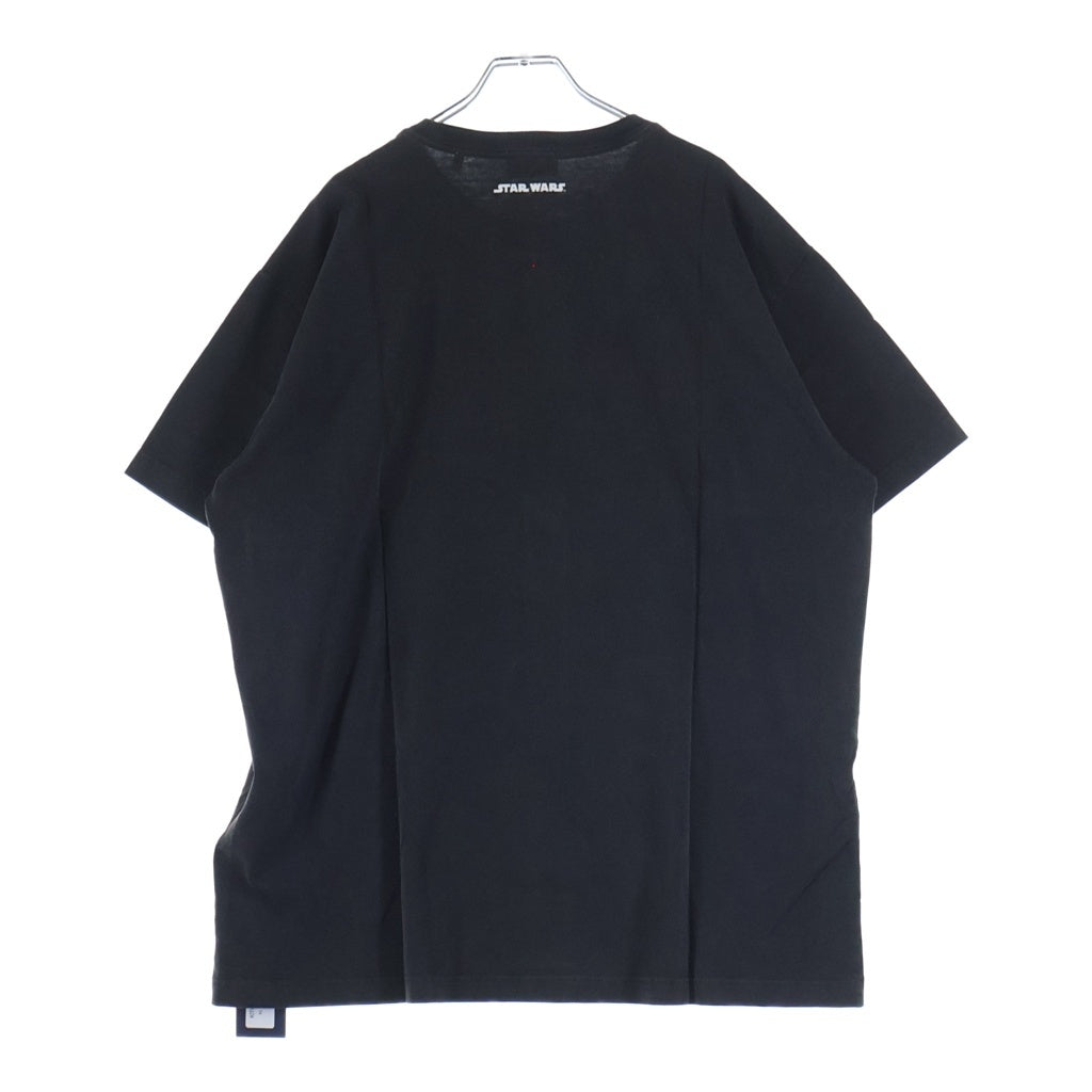 KITH(キス) ×STAR WARS Luke Poster Vintage Tee スターウォーズ ルーク ポスター ビンテージ クルーネック半袖Tシャツカットソー ブラック KHM031029-001