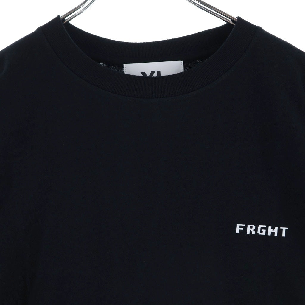 FRAGMENT DESIGN(フラグメントデザイン) ロゴプリントクルーネック半袖Tシャツカットソー ブラック
