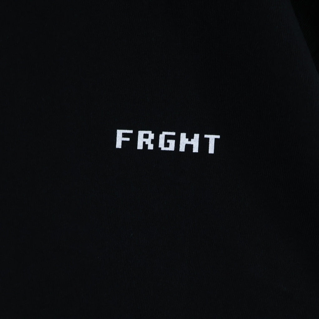 FRAGMENT DESIGN(フラグメントデザイン) ロゴプリントクルーネック半袖Tシャツカットソー ブラック