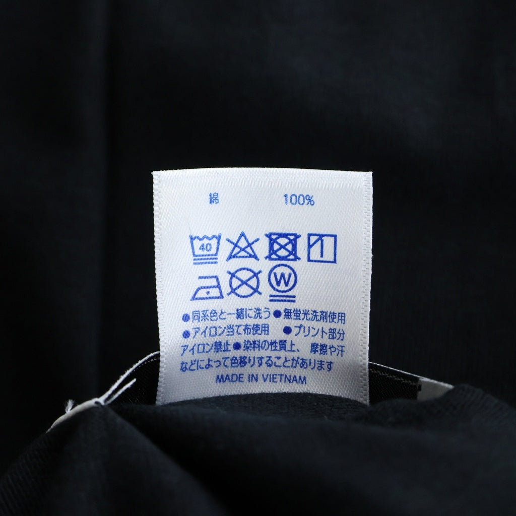 FRAGMENT DESIGN(フラグメントデザイン) ロゴプリントクルーネック半袖Tシャツカットソー ブラック