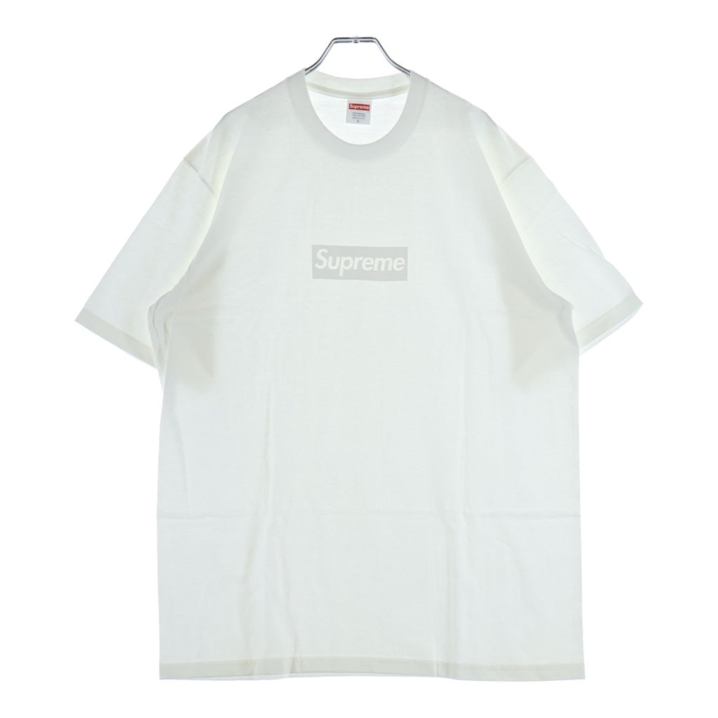 SUPREME(シュプリーム) 23SS Tonal Box Logo Tee トーナル ボックスロゴプリント半袖Tシャツカットソー ホワイト