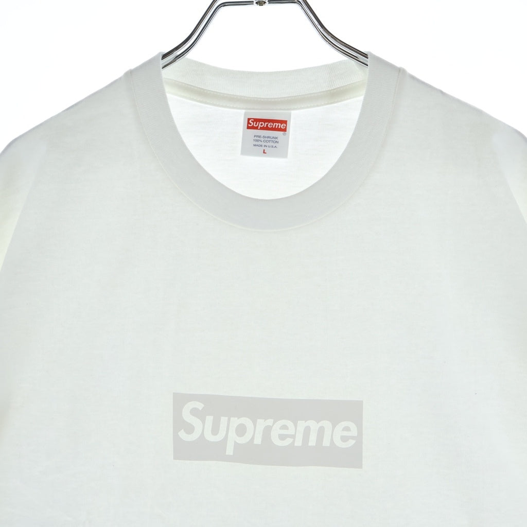 SUPREME(シュプリーム) 23SS Tonal Box Logo Tee トーナル ボックスロゴプリント半袖Tシャツカットソー ホワイト