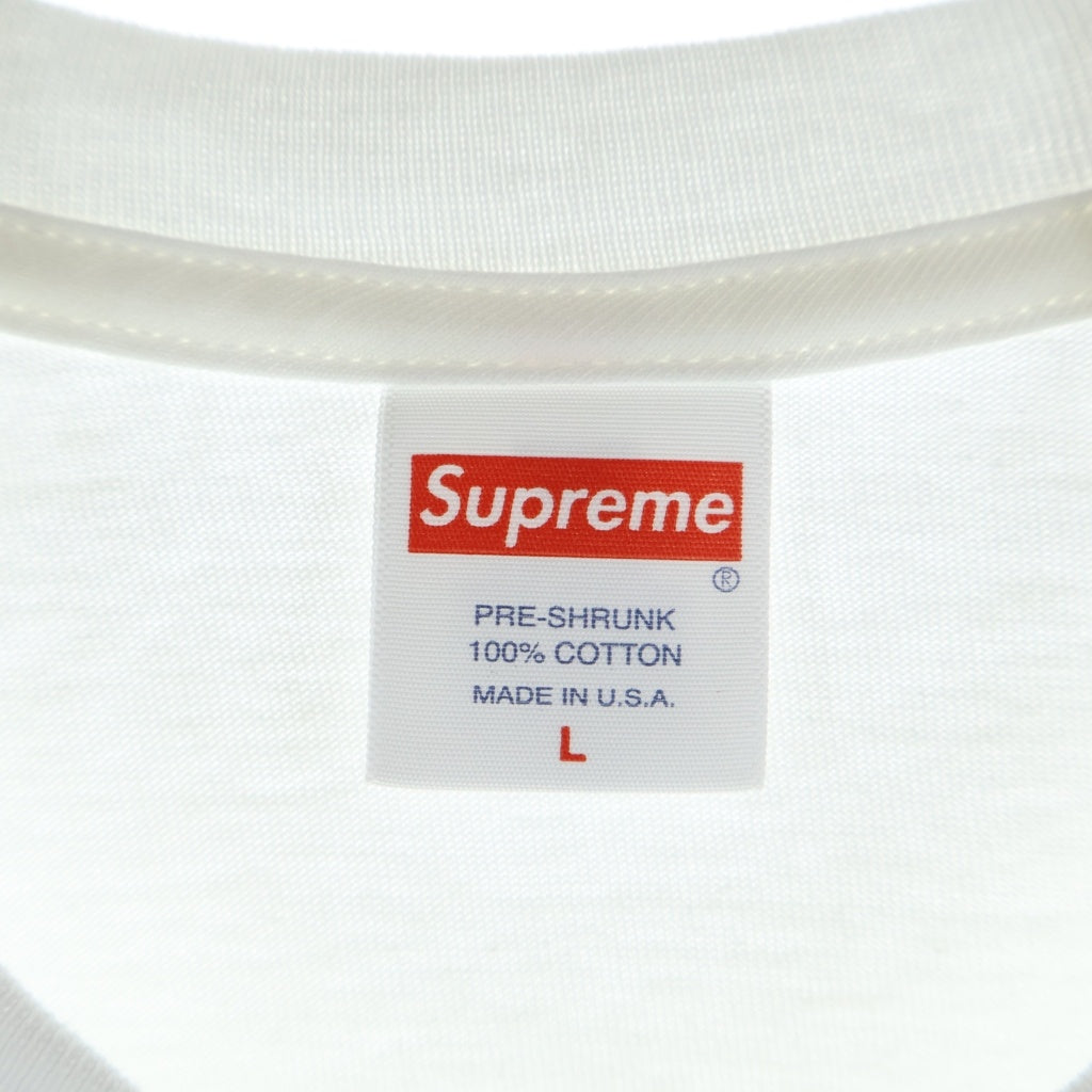 SUPREME(シュプリーム) 23SS Tonal Box Logo Tee トーナル ボックスロゴプリント半袖Tシャツカットソー ホワイト