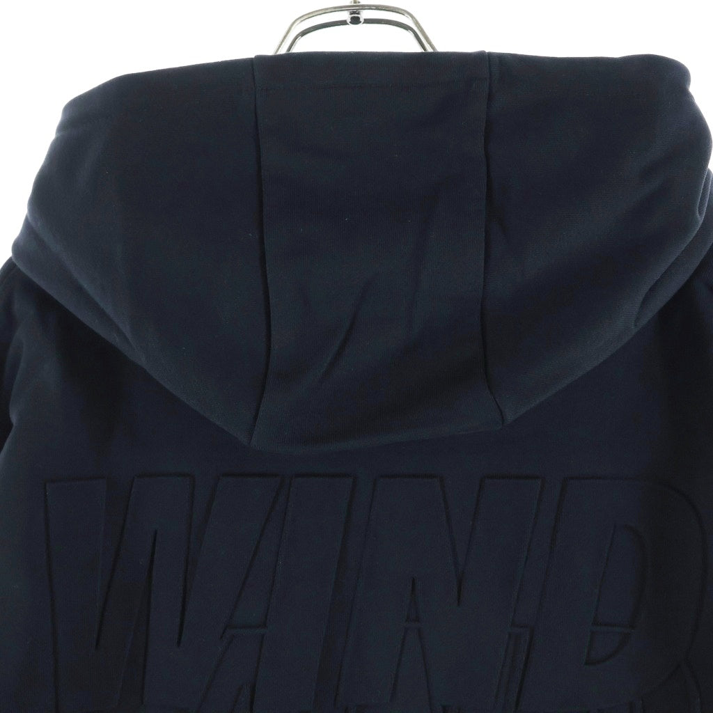 WIND AND SEA(ウィンダンシー) 21AW ロゴプリントクルーネックスウェットトレーナー ブラック WDS-10TH-CS-04