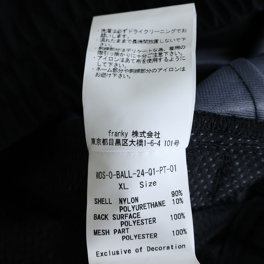 WIND AND SEA(ウィンダンシー) 24SS BALLOON CHINO PANTS バルーン チノ ロングパンツ ブラック WDS-O-BALL-24-Q1-PT-01
