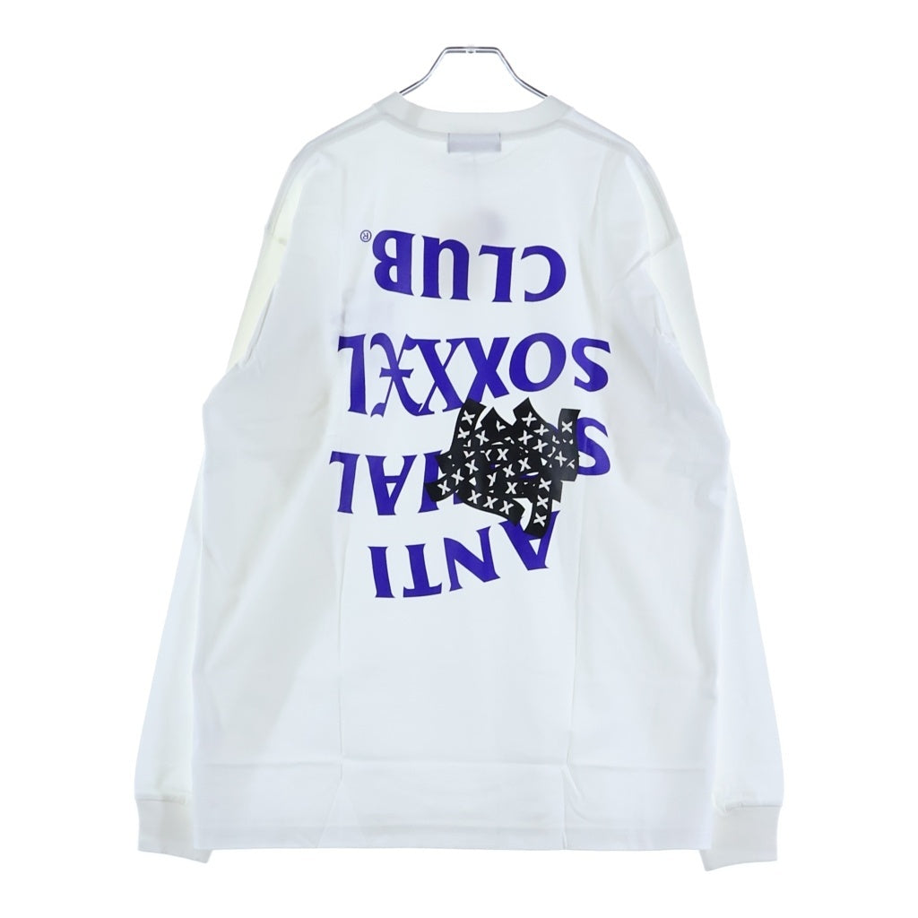 GOD SELECTION XXX(ゴッドセレクショントリプルエックス) 21SS ×アンチソーシャル ソーシャルクラブ プリント 長袖Tシャツ GX-S21-ASLT-01