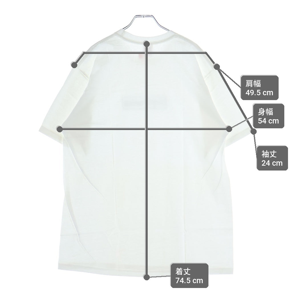 SUPREME(シュプリーム) 21SS ×KAWS Chalk Logo Tee カウズ チョーク ボックスロゴ クルーネック 半袖 Tシャツ カットソー ホワイト