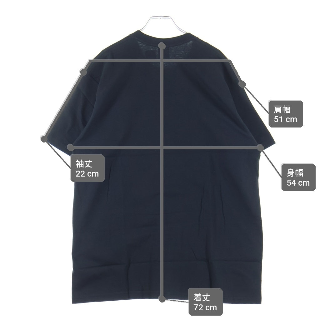 SUPREME(シュプリーム) 21SS ×KAWS Chalk Logo Tee カウズ チョーク ボックスロゴ クルーネック 半袖 Tシャツ カットソー ブラック