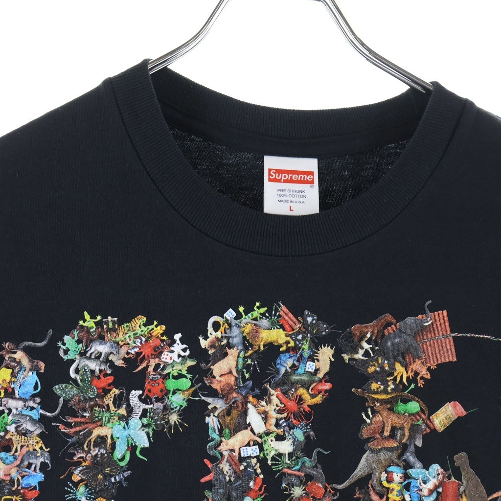 SUPREME(シュプリーム) 21SS Toy Pile Tee トイ パイル 半袖Tシャツカットソー ブラック