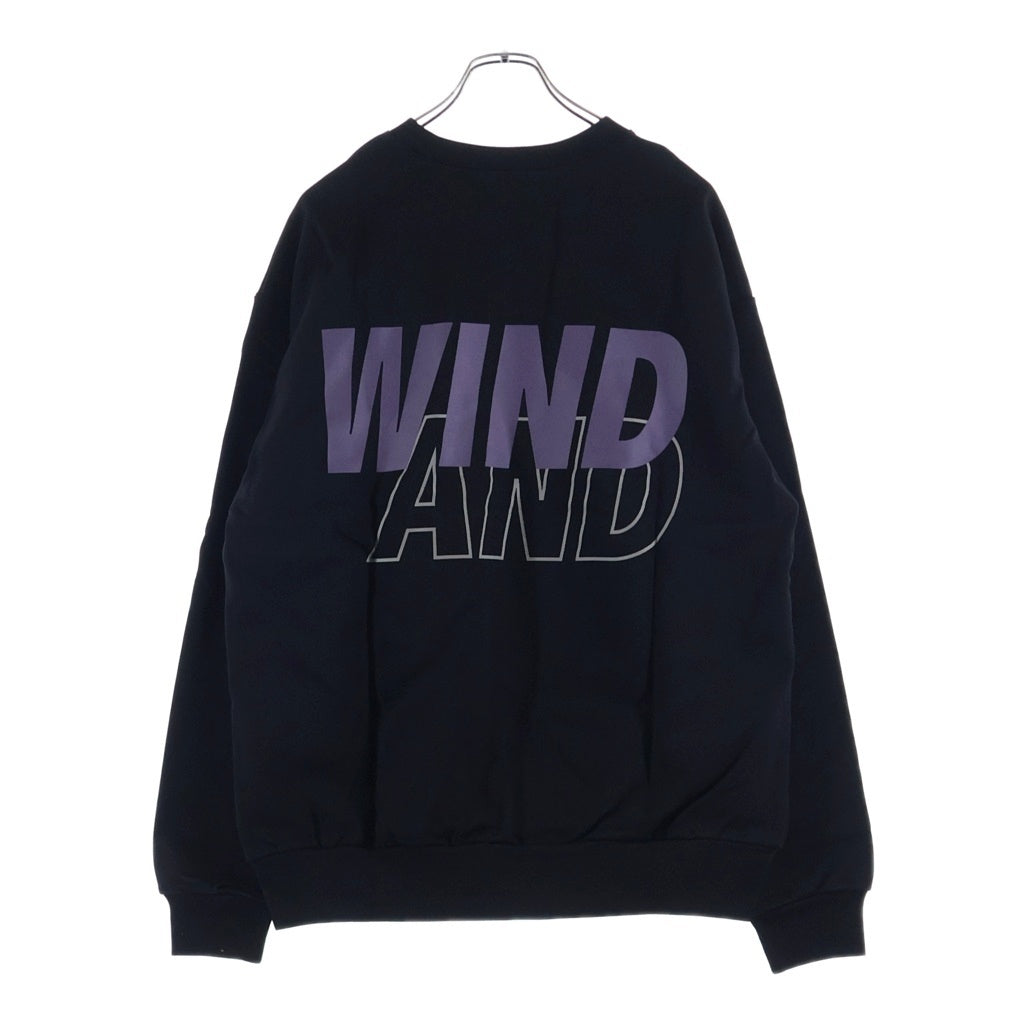 WIND AND SEA(ウィンダンシー) 23AW ロゴプリントクルーネック