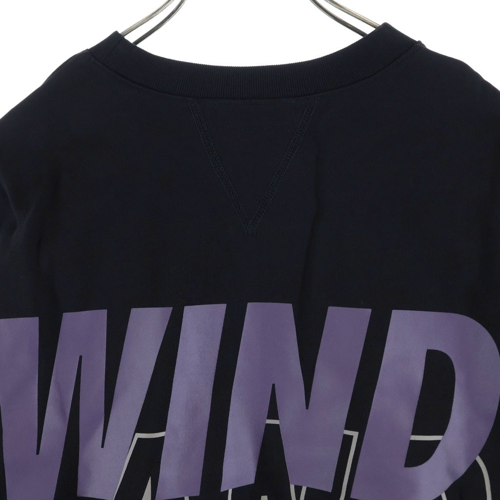 WIND AND SEA(ウィンダンシー) 23AW ロゴプリントクルーネック