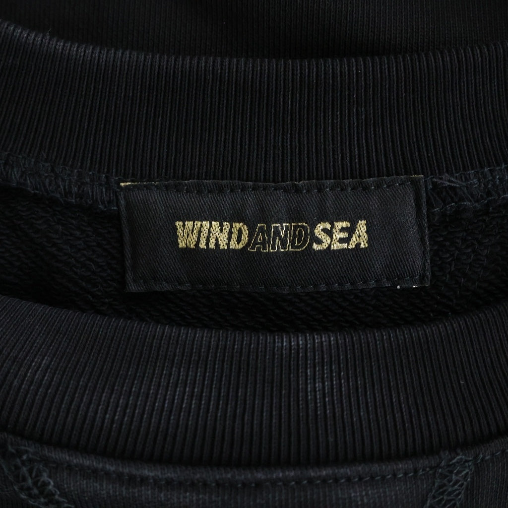 WIND AND SEA(ウィンダンシー) 23AW ロゴプリントクルーネック