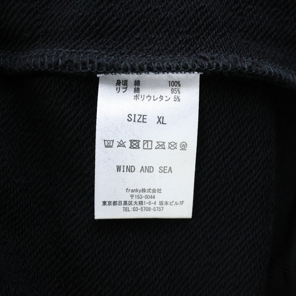 WIND AND SEA(ウィンダンシー) 23AW ロゴプリントクルーネック