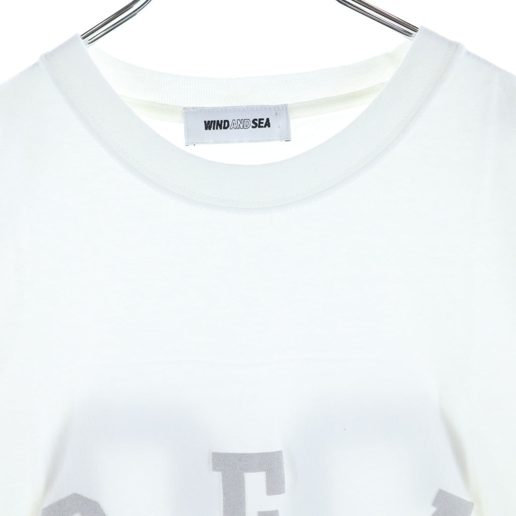 WIND AND SEA(ウィンダンシー) パフプリントクルーネック半袖Tシャツカットソー ホワイト WDS-LT80-18