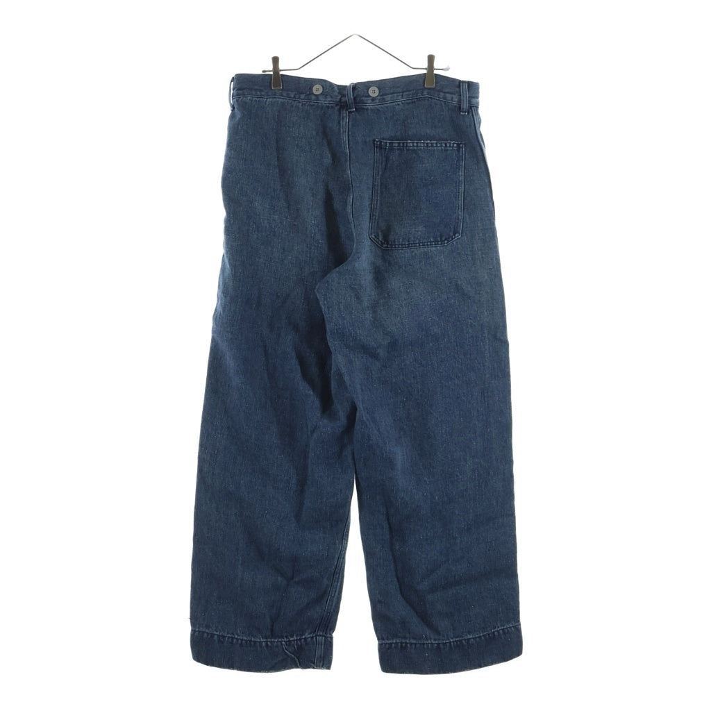 AUBERGE(オーベルジュ) 26SS BLACK LAND HEMP DENIM WIDE PANTS ROLF ブラック ランド ヘンプ デニム ワイド パンツ ロルフ AU26S08