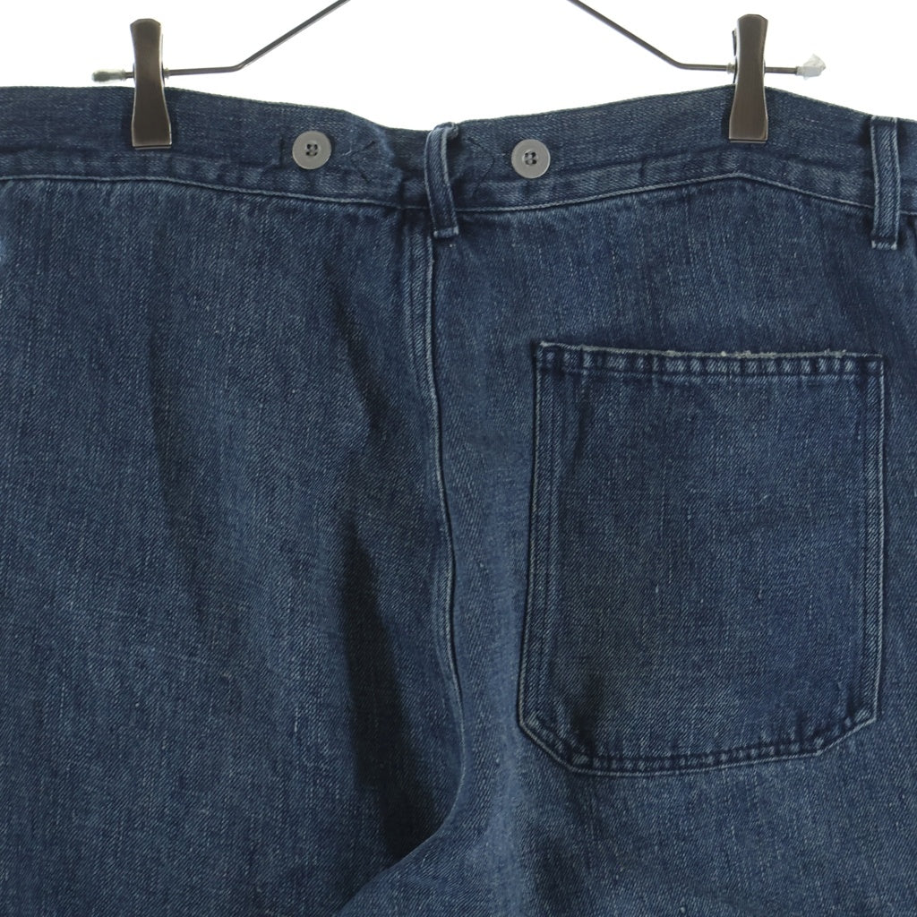 AUBERGE(オーベルジュ) 26SS BLACK LAND HEMP DENIM WIDE PANTS ROLF ブラック ランド ヘンプ デニム ワイド パンツ ロルフ AU26S08