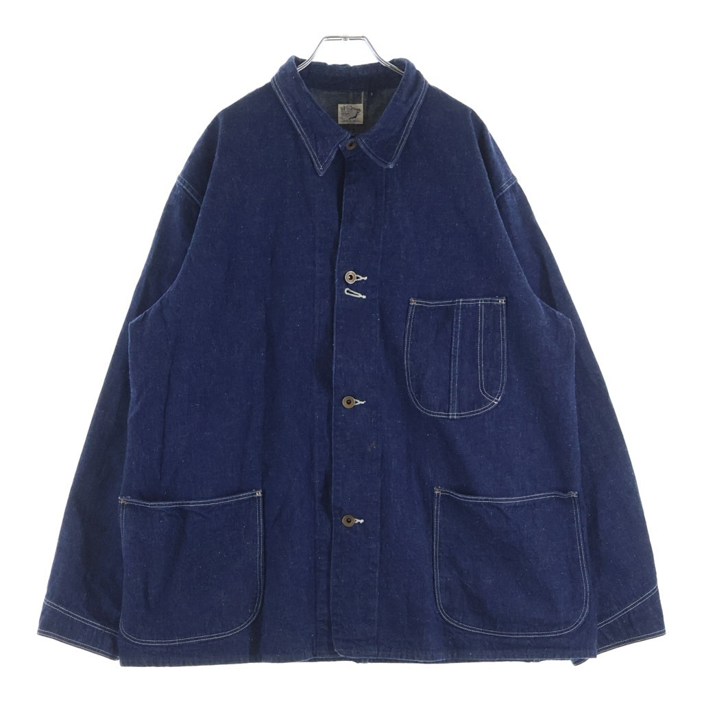 orslow(オアスロー) 1940s COVERALL デニムカバーオールジャケット ビッグサイズ 日本製 岡山ジーンズ インディゴ