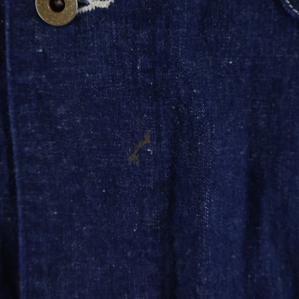 orslow(オアスロー) 1940s COVERALL デニムカバーオールジャケット ビッグサイズ 日本製 岡山ジーンズ インディゴ