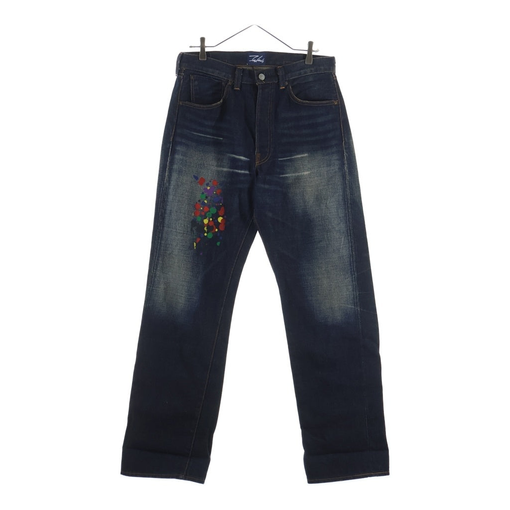 Levi's(リーバイス) ×FUTURA LABORATORIES 別注 501XX フューチュラ ペイント加工 ストレート デニムパンツ インディゴ