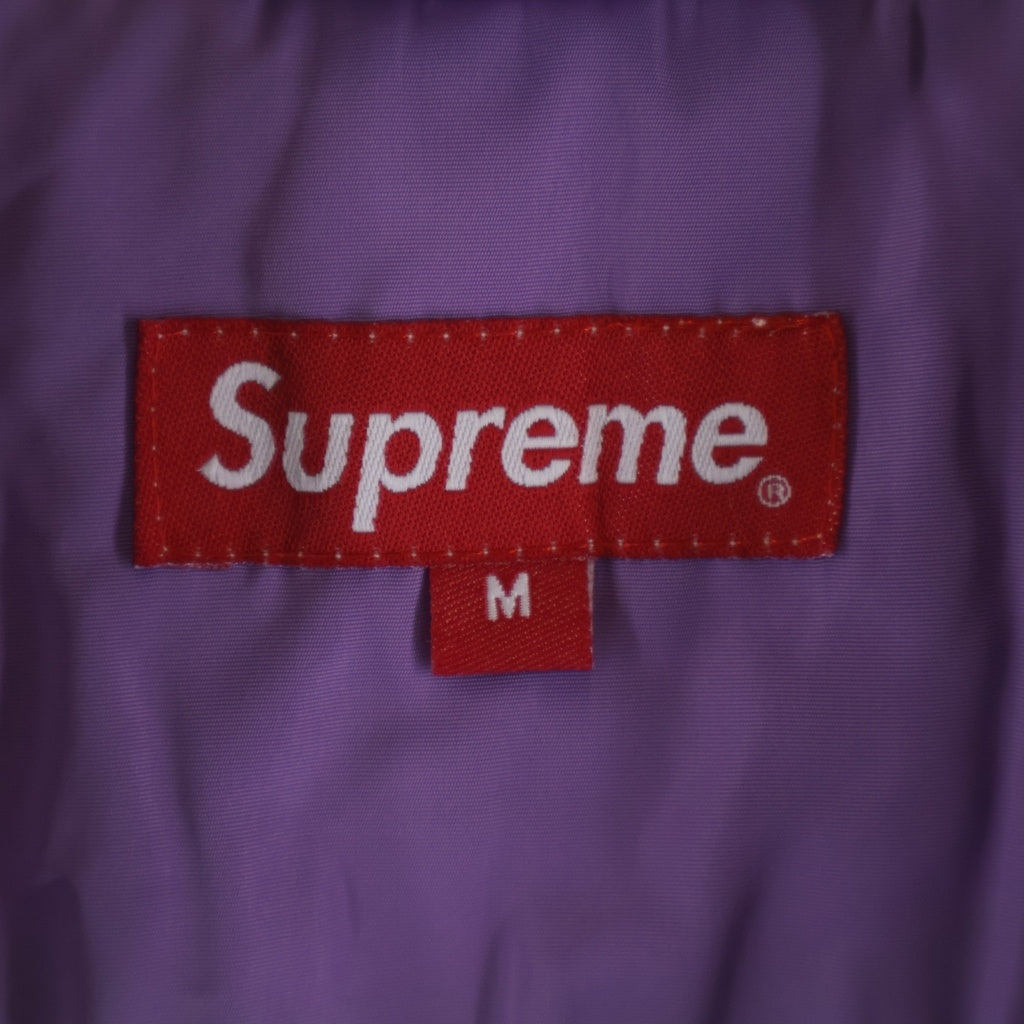 SUPREME(シュプリーム) 19SS GONZ LOGO NYLON COACH JACKET コーチジャケット ロゴ刺繍 パープル