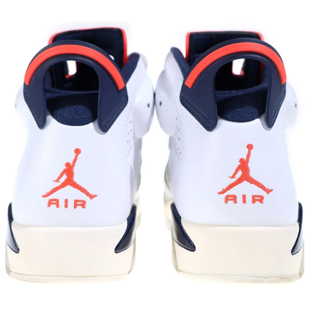 NIKE(ナイキ) AIR JORDAN 6 RETRO TINKER 384664-104 エアジョーダン6 レトロ ティンカー ハイカットスニーカー ホワイト/グレー US10.5/28.5cm