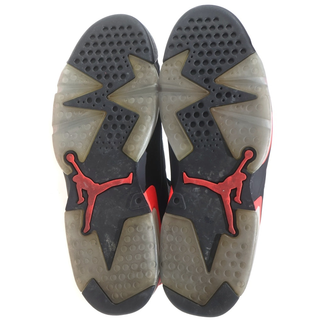 NIKE(ナイキ) 【観賞用 2014年製】 AIR JORDAN 6 RETRO INFRARED BLACK エアジョーダン6 レトロ インフラレッドブラック ハイカットスニーカー US10.5/28.5cm 384664-023