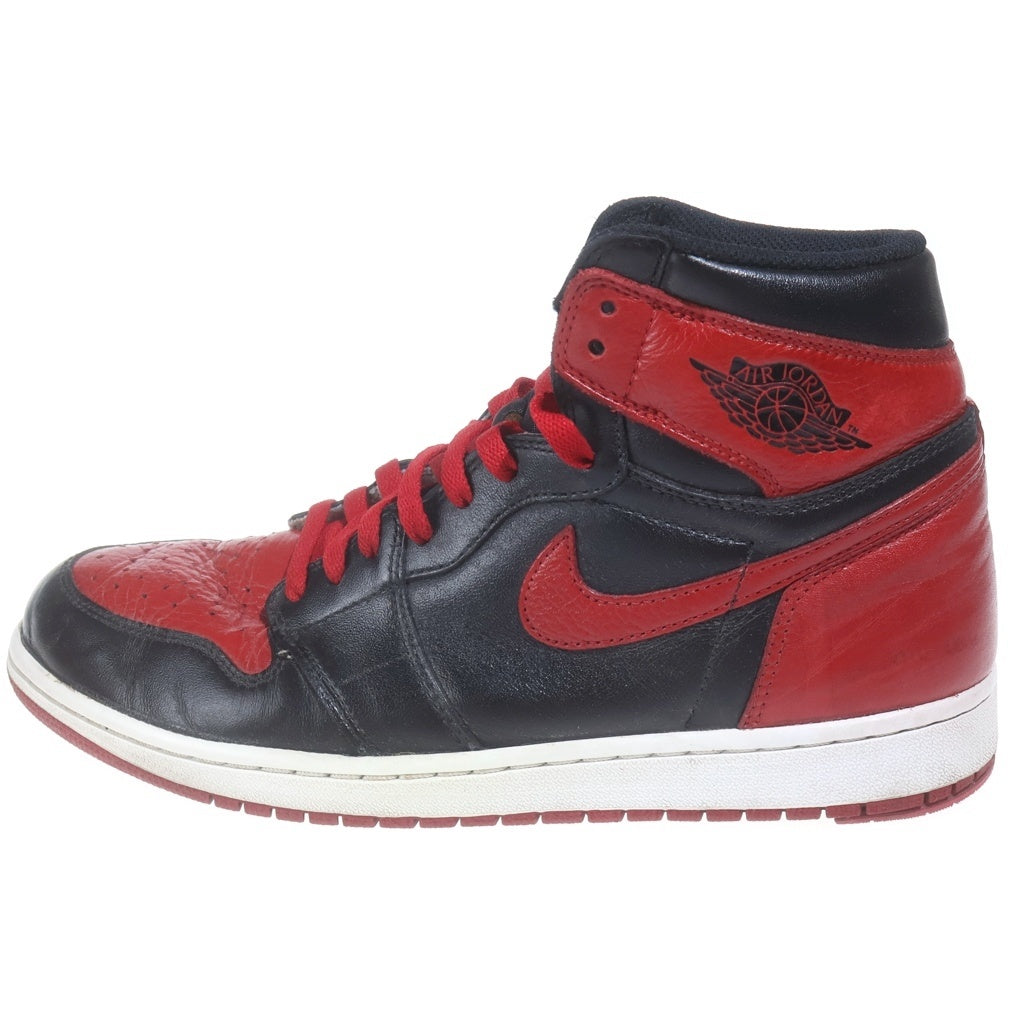 NIKE 2016 AIR JORDAN 1 RETRO HIGH OG BANNED BRED RED&BLACK サイズ26.5cm 555088-001 箱有 NIKE(ナイキ) 【観賞用 2016年製】AIR JORDAN 1 RETRO HIGH OG BRED
