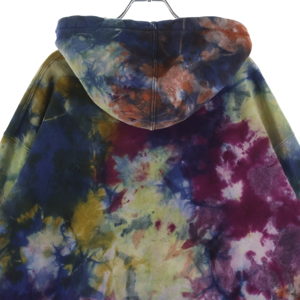 SUPREME(シュプリーム) 24SS Overdyed Small Box Zip Up Hooded Sweatshirt オーバーダイ スモールボックス ジップアップ パーカー フーディー スウェット パープル