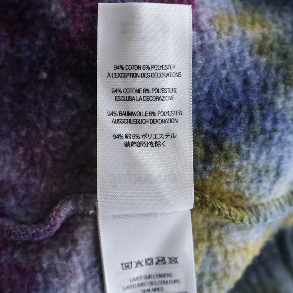 SUPREME(シュプリーム) 24SS Overdyed Small Box Zip Up Hooded Sweatshirt オーバーダイ スモールボックス ジップアップ パーカー フーディー スウェット パープル