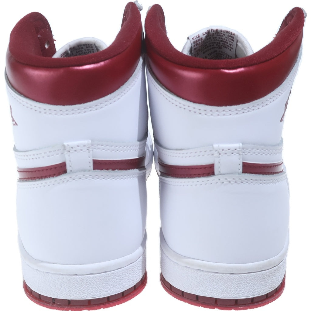NIKE(ナイキ) AIR JORDAN 1 HIGH '85 METALLIC BURGUNDY BQ4422-161 エアジョーダン1 メタリックバーガンディ ハイカットスニーカー ホワイト/レッド US11.5/29.5cm
