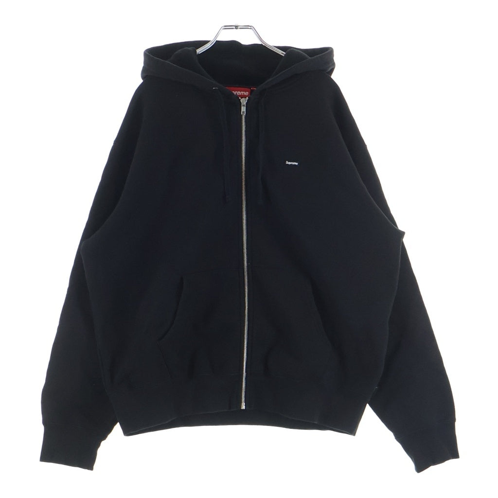 SUPREME(シュプリーム) 24AW Small Box Zip Up Hooded Sweatshirt スモールボックス ジップアップ パーカー フーディー スウェット ブラック
