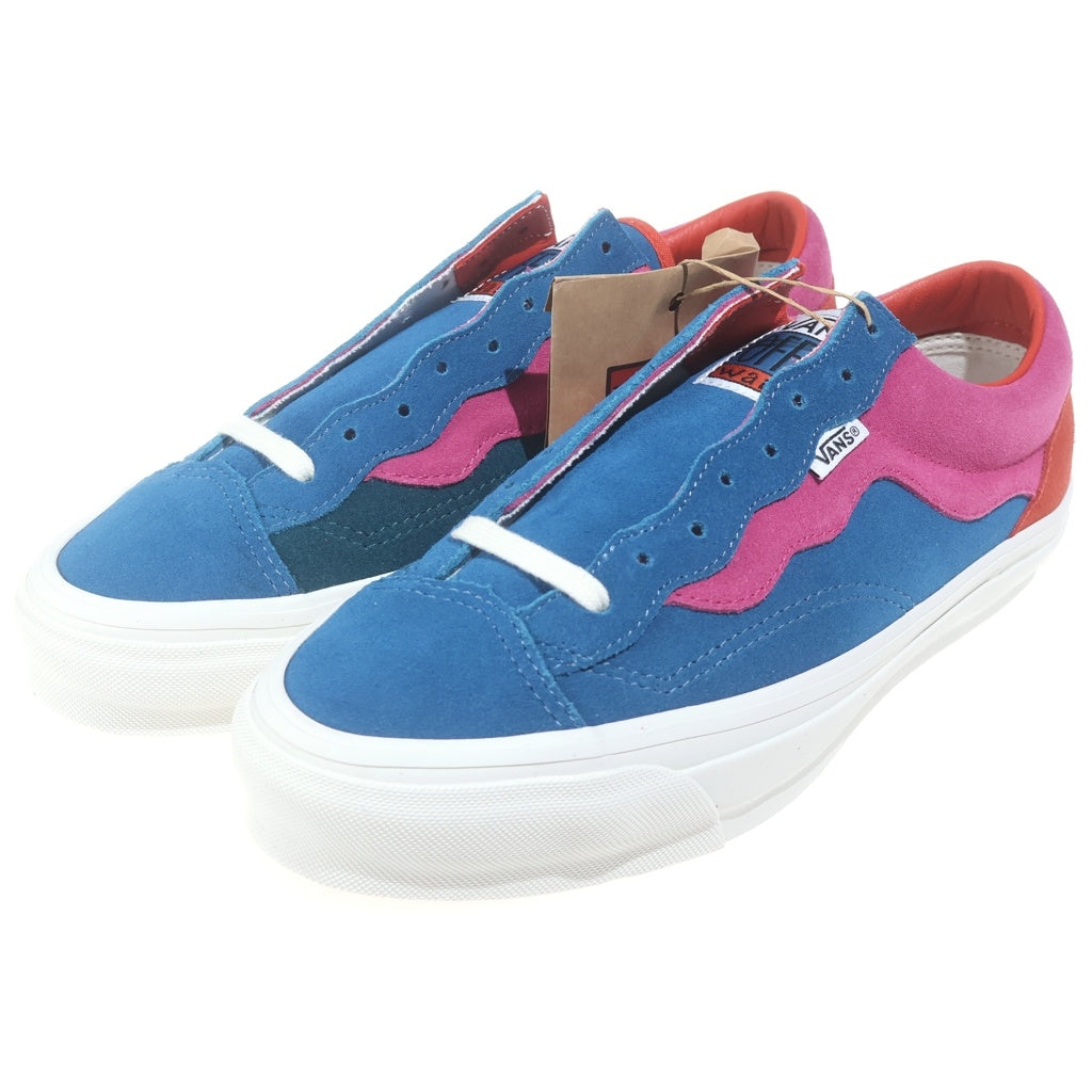 VANS(ヴァンズ) ×PARRA × OTW OLD SKOOL 36 VN000Y11HFC パラ × OTW バイバンズ オールドスクール 36 ローカットスニーカー ピンク/ブルー US9.5/27.5cm