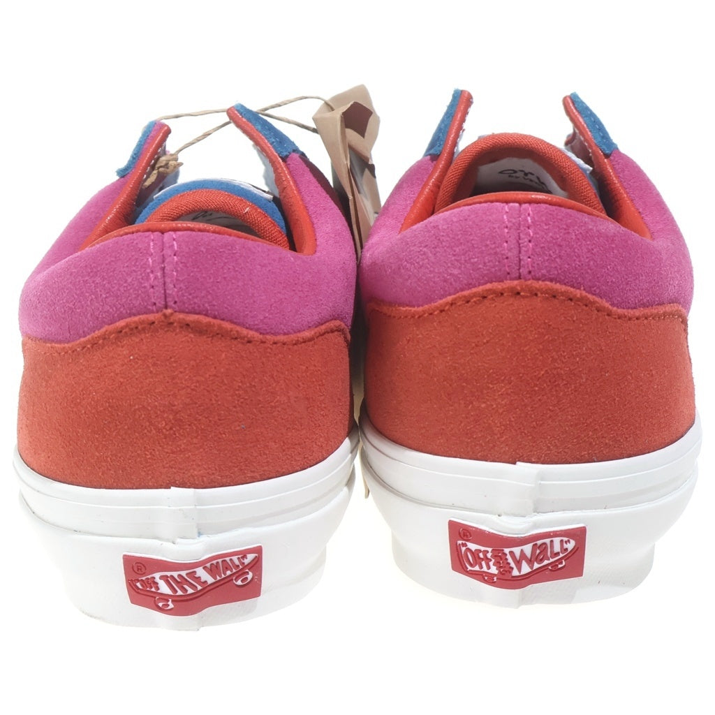 VANS(ヴァンズ) ×PARRA × OTW OLD SKOOL 36 VN000Y11HFC パラ × OTW バイバンズ オールドスクール 36 ローカットスニーカー ピンク/ブルー US9.5/27.5cm