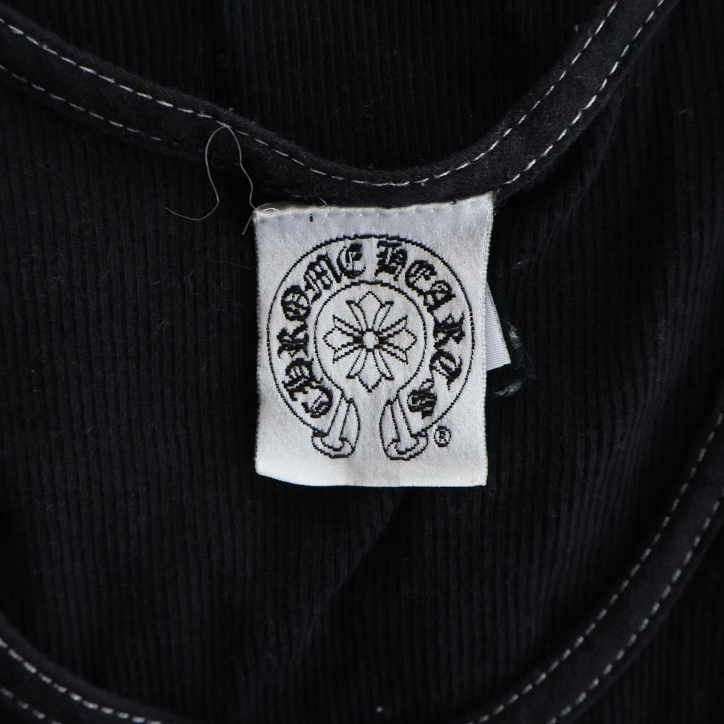 CHROME HEARTS(クロムハーツ) OLD Richard Stark Middle Finger オールド リチャード スターク ミドルフィンガー プリント タンクトップ ノースリーブ カットソー ブラック