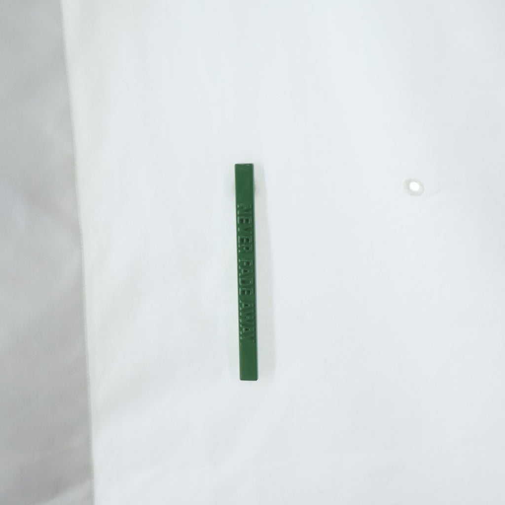 JIL SANDER(ジルサンダー) 21SS NEVER FADE AWAY PLAQUE SHIRT プレートデザイン 半袖 シャツ ホワイト HS JM IM 0010