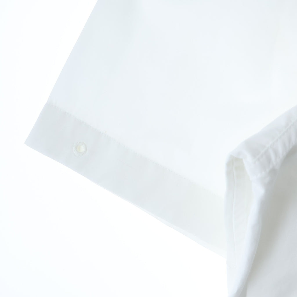 JIL SANDER(ジルサンダー) 21SS NEVER FADE AWAY PLAQUE SHIRT プレートデザイン 半袖 シャツ ホワイト HS JM IM 0010