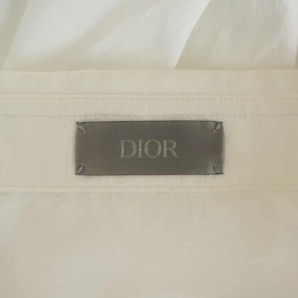 DIOR(ディオール) 総柄オブリーク柄 レギュラーカラーコットン