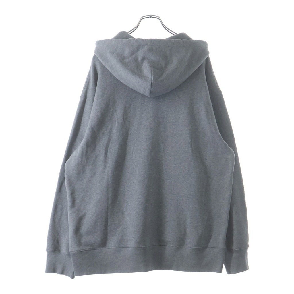 Acne Studios(アクネ ストゥディオズ) フェイス ロゴ パッチ プルオーバースウェットパーカー フーディー グレー FA-UX-SWEA000078