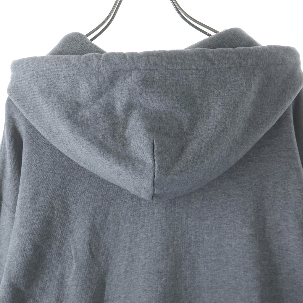 Acne Studios(アクネ ストゥディオズ) フェイス ロゴ パッチ プルオーバースウェットパーカー フーディー グレー FA-UX-SWEA000078
