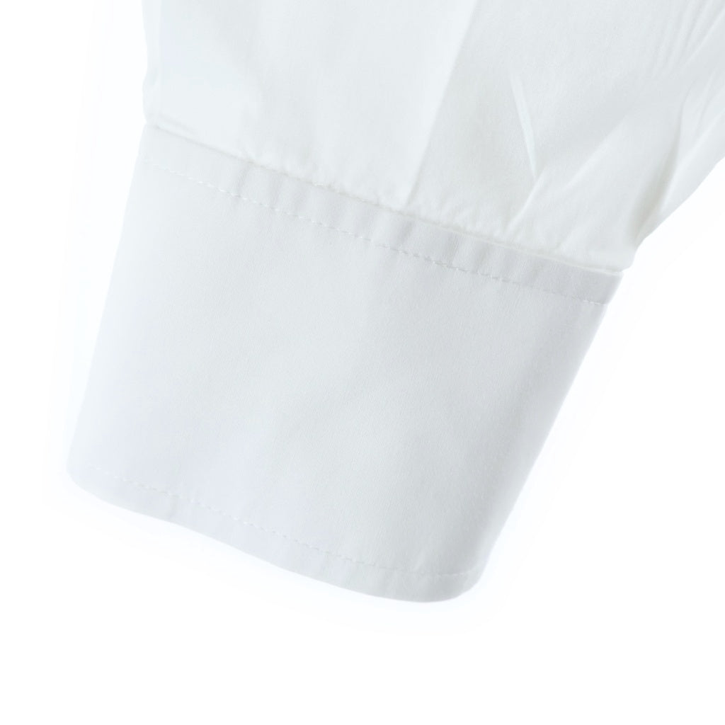 ALEXANDER WANG(アレキサンダーワン) BUTTON DOWN SHIRT WITH CHEST POCKETS レギュラーカラー ダブルポケット 半袖シャツ ホワイト 4WC2231391